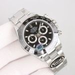 Better Factory ROLEX Daytona Black Ceramic Bezel 904L Steel 4130 Automatic Movement 40MM Black Watch